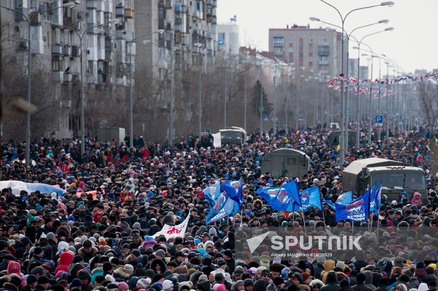 "Enlistment Contract is Your Choice" campaign in Omsk