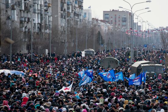 "Enlistment Contract is Your Choice" campaign in Omsk