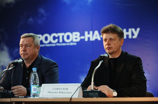 Emergency response center conference in Rostov-on-Don
