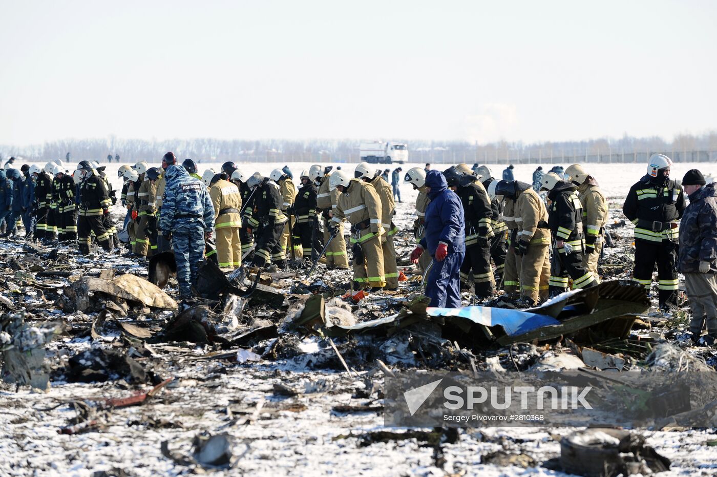 Boeing-737-800 passenger jet crashes in Rostov-on-Don airport