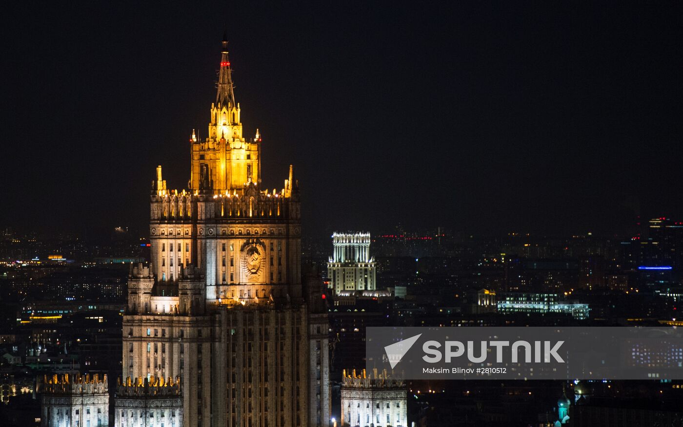 Russian Foreign Ministry building in Moscow