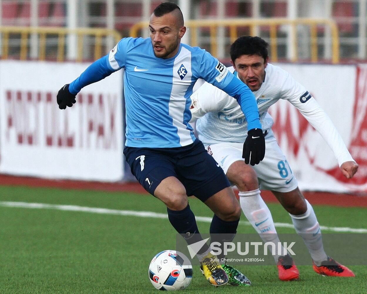 Russian Football Premier League. Krylya Sovetov vs. Zenit