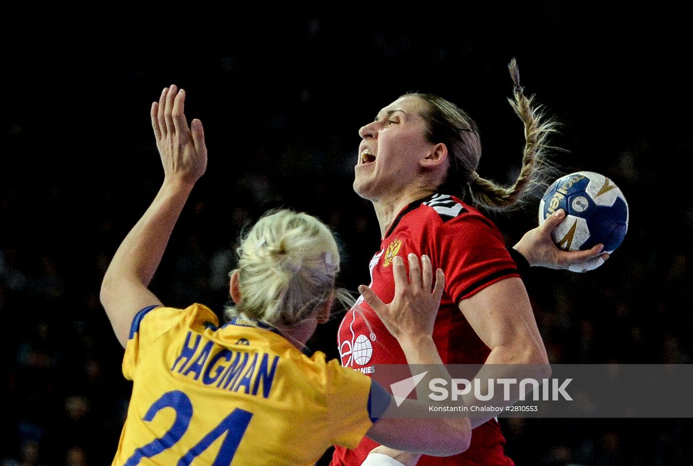 2016 Women's Olympic Handball Tournament Qualification. Russia vs. Sweden