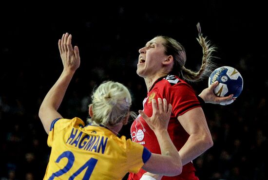 2016 Women's Olympic Handball Tournament Qualification. Russia vs. Sweden