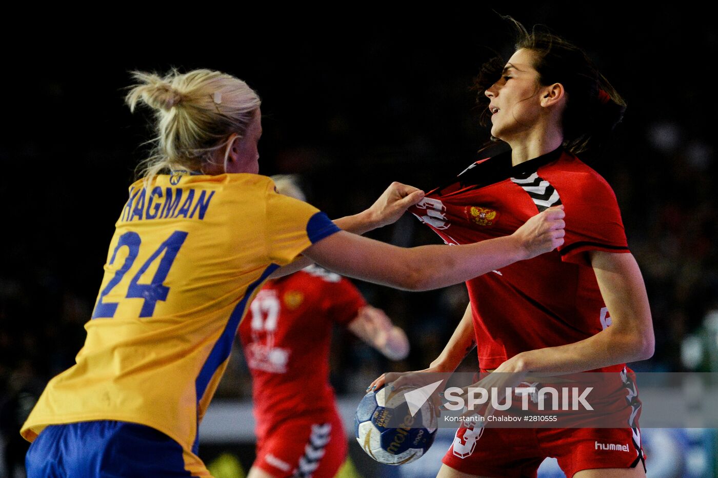2016 Women's Olympic Handball Tournament Qualification. Russia vs. Sweden