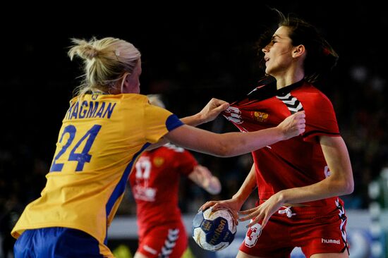 2016 Women's Olympic Handball Tournament Qualification. Russia vs. Sweden