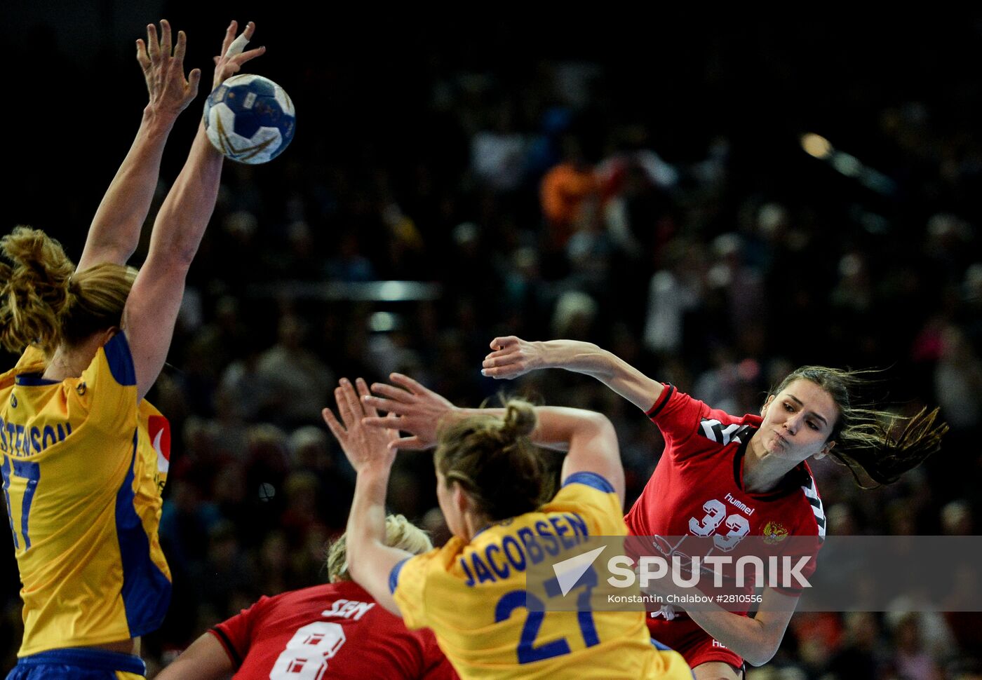2016 Women's Olympic Handball Tournament Qualification. Russia vs. Sweden