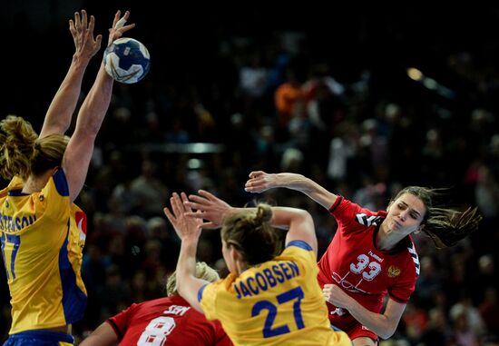2016 Women's Olympic Handball Tournament Qualification. Russia vs. Sweden