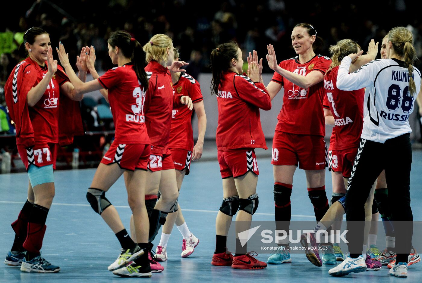 2016 Women's Olympic Handball Tournament Qualification. Russia vs. Sweden