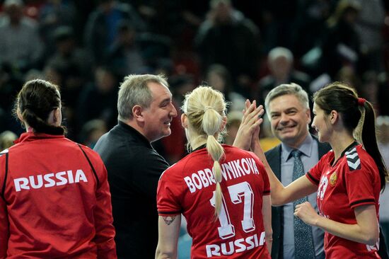 2016 Women's Olympic Handball Tournament Qualification. Russia vs. Sweden
