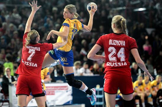 2016 Women's Olympic Handball Tournament Qualification. Russia vs. Sweden