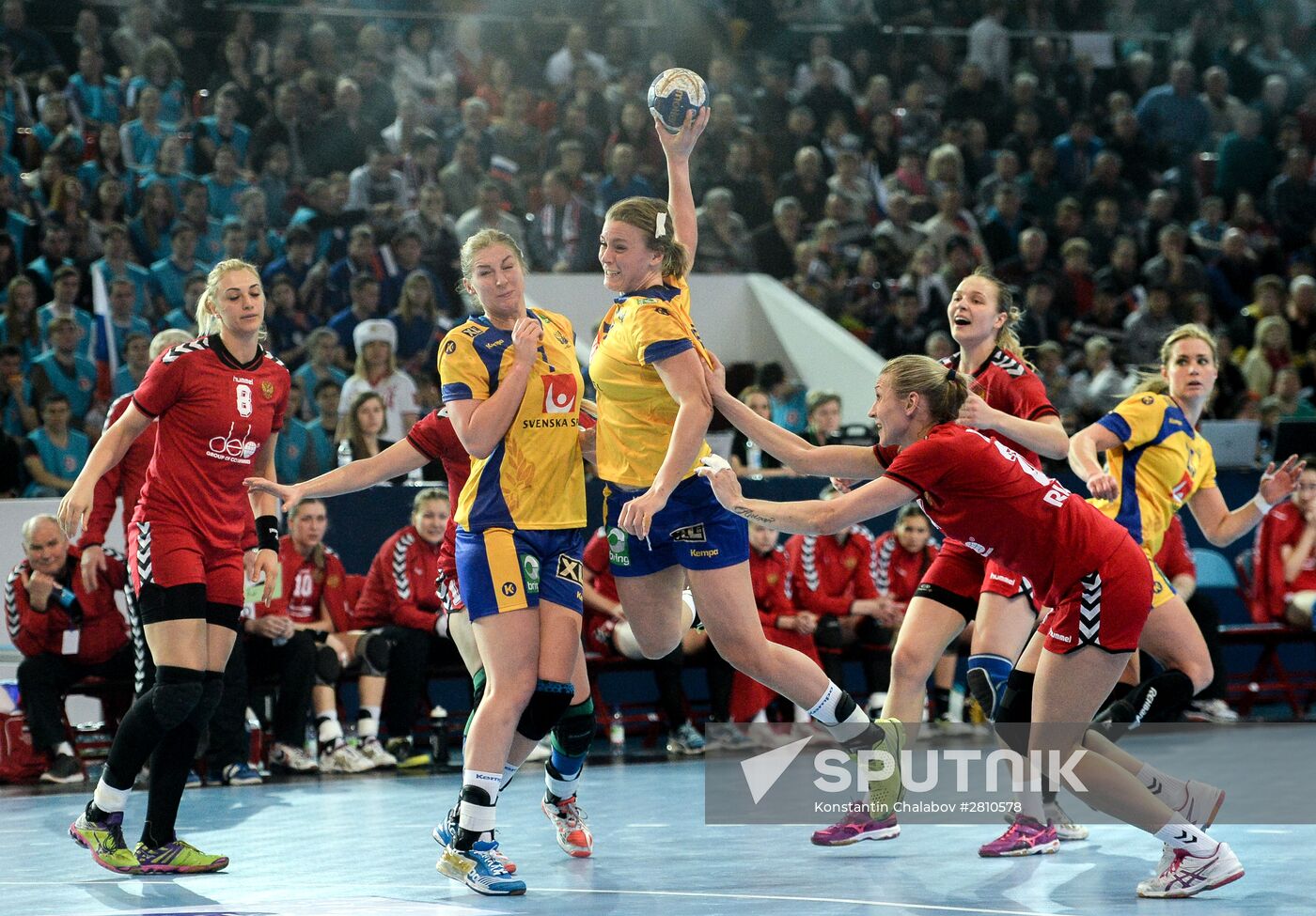 2016 Women's Olympic Handball Tournament Qualification. Russia vs. Sweden