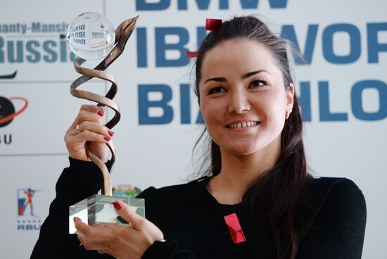 2015–16 Biathlon World Cup 9 award ceremony