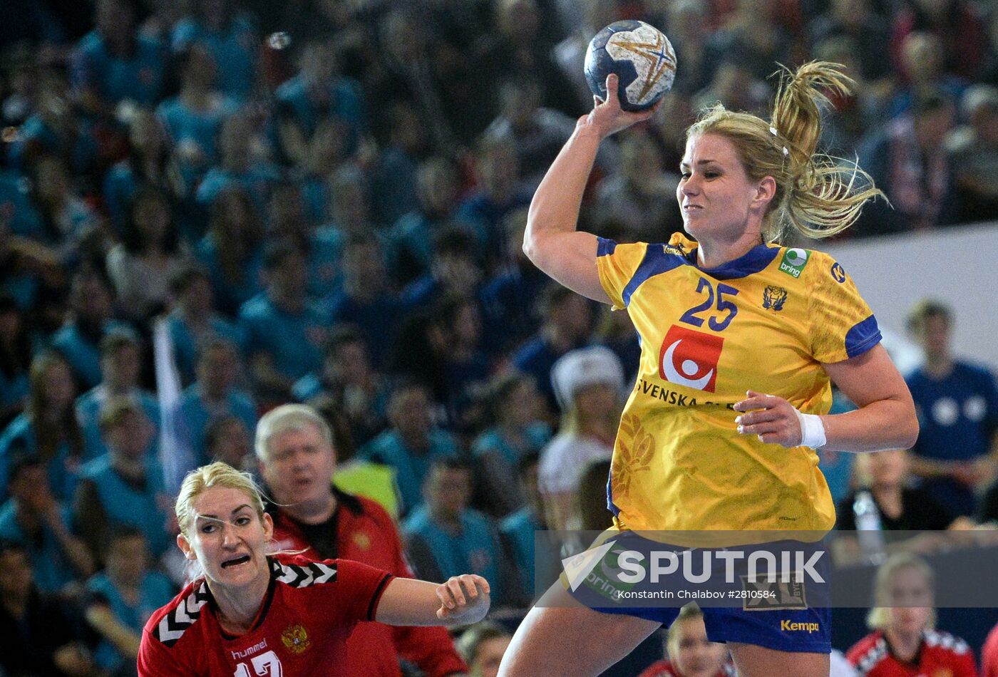 2016 Women's Olympic Handball Tournament Qualification. Russia vs. Sweden