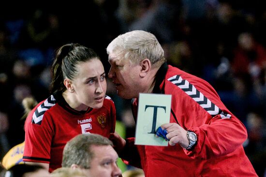 2016 Women's Olympic Handball Tournament Qualification. Russia vs. Sweden