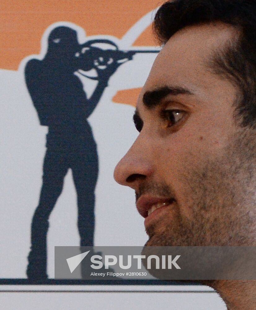 2015–16 Biathlon World Cup 9 award ceremony in Khanty-Mansiysk