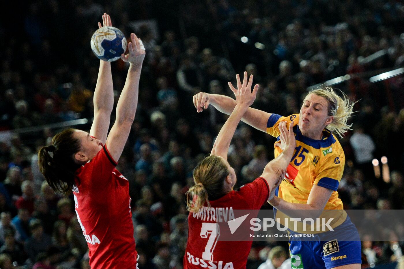 2016 Women's Olympic Handball Tournament Qualification. Russia vs. Sweden