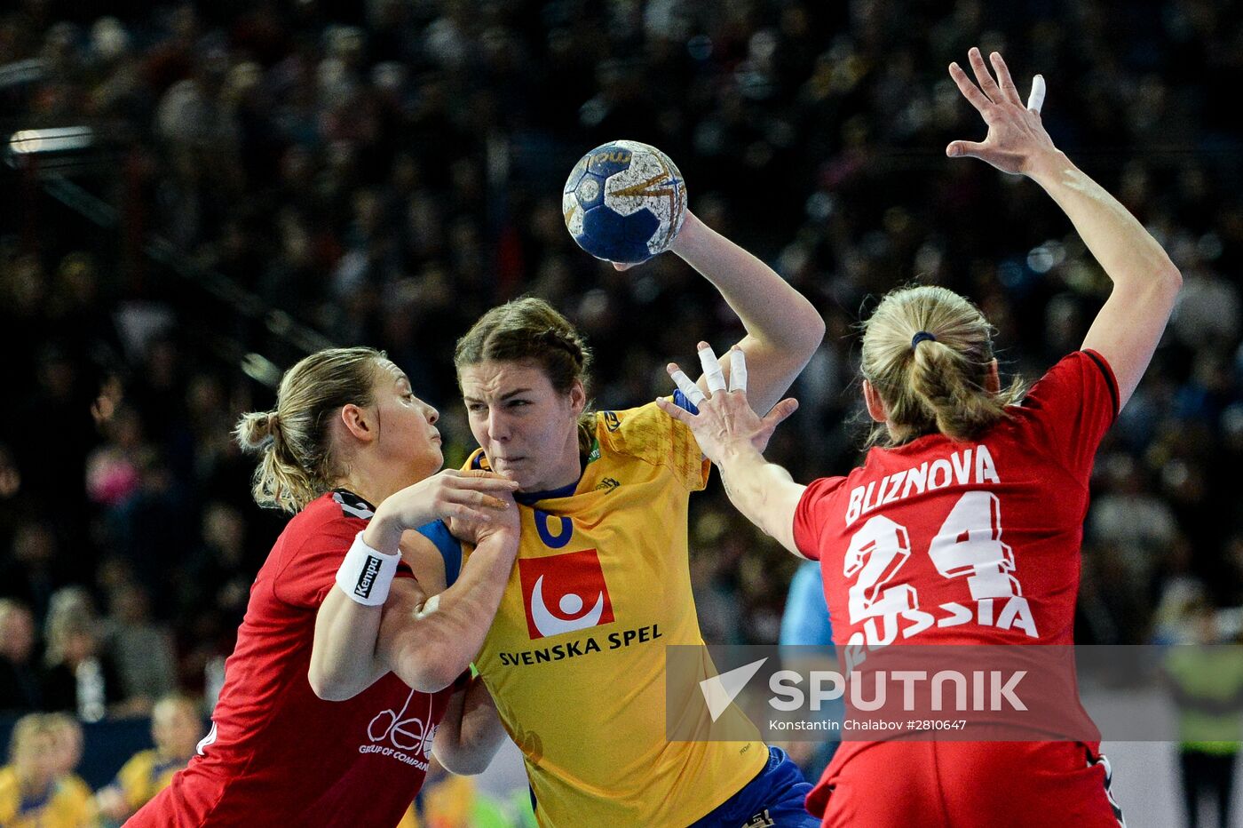 2016 Women's Olympic Handball Tournament Qualification. Russia vs. Sweden