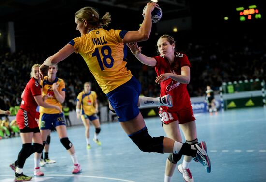 2016 Women's Olympic Handball Tournament Qualification. Russia vs. Sweden