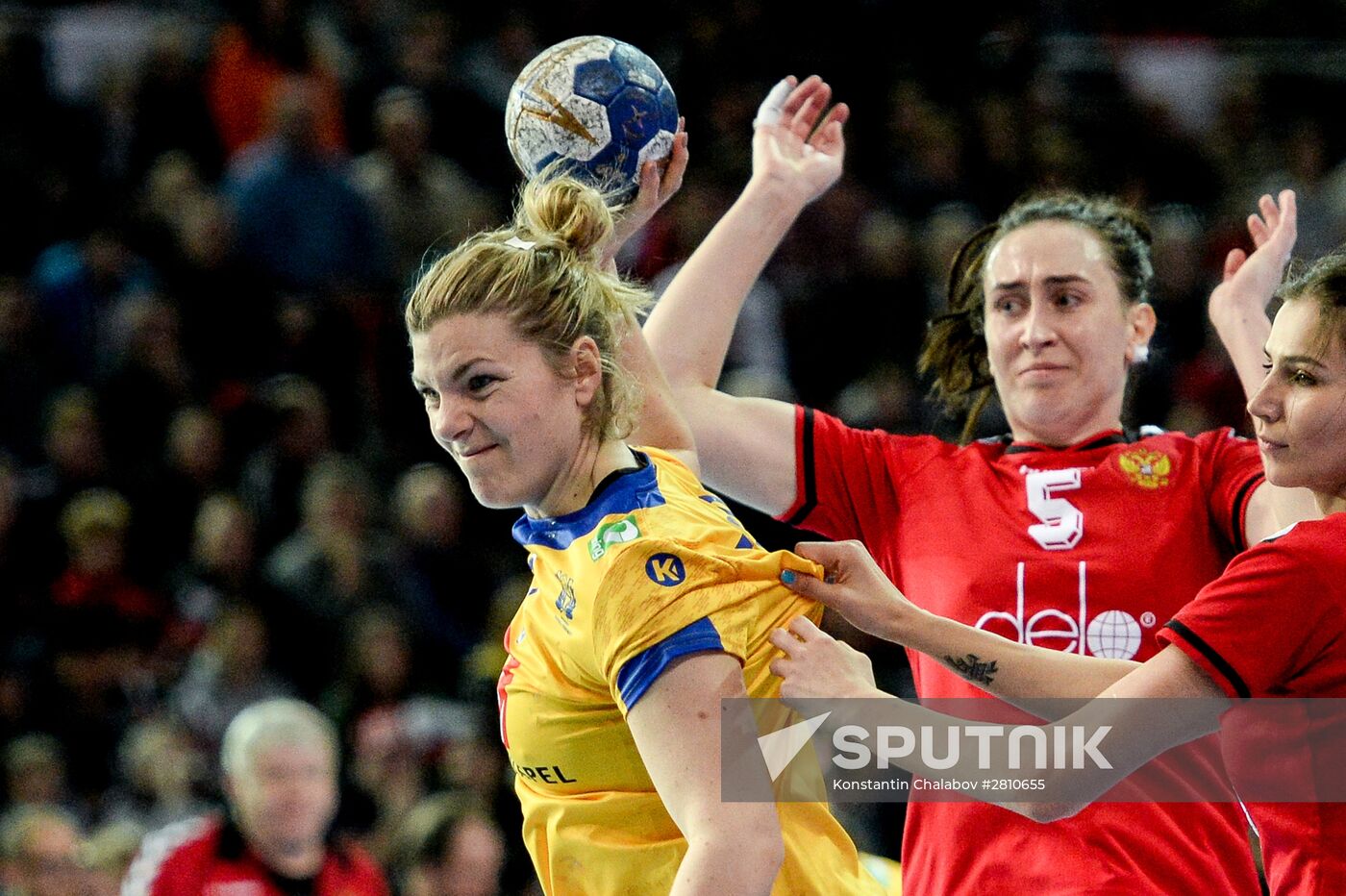 2016 Women's Olympic Handball Tournament Qualification. Russia vs. Sweden