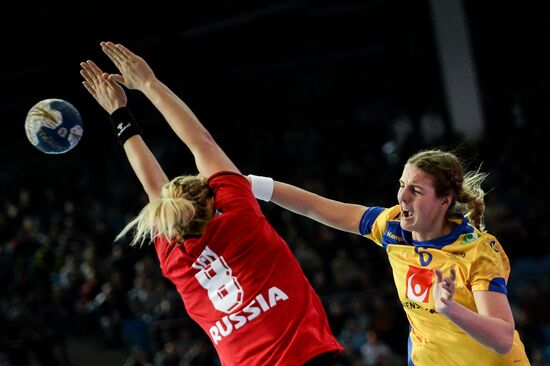 2016 Women's Olympic Handball Tournament Qualification. Russia vs. Sweden
