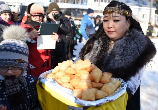 Spring equinox festival in Karelia