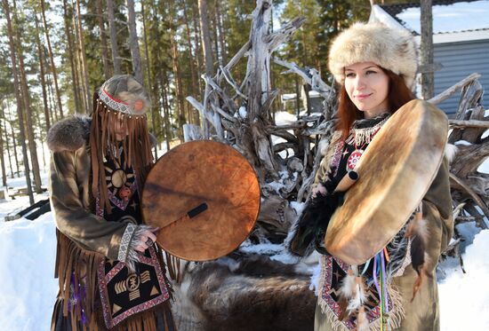 Spring equinox festival in Karelia