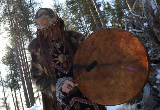 Spring equinox festival in Karelia