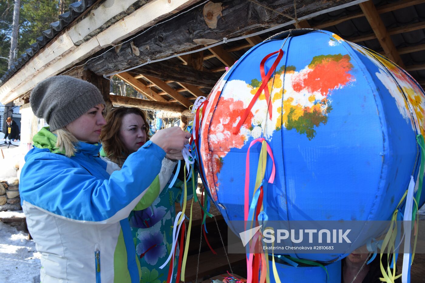 Spring equinox festival in Karelia