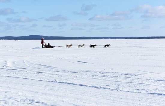 Spring equinox festival in Karelia