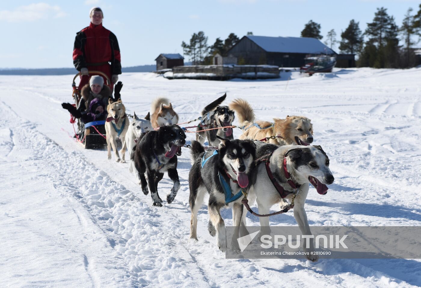 Spring equinox festival in Karelia