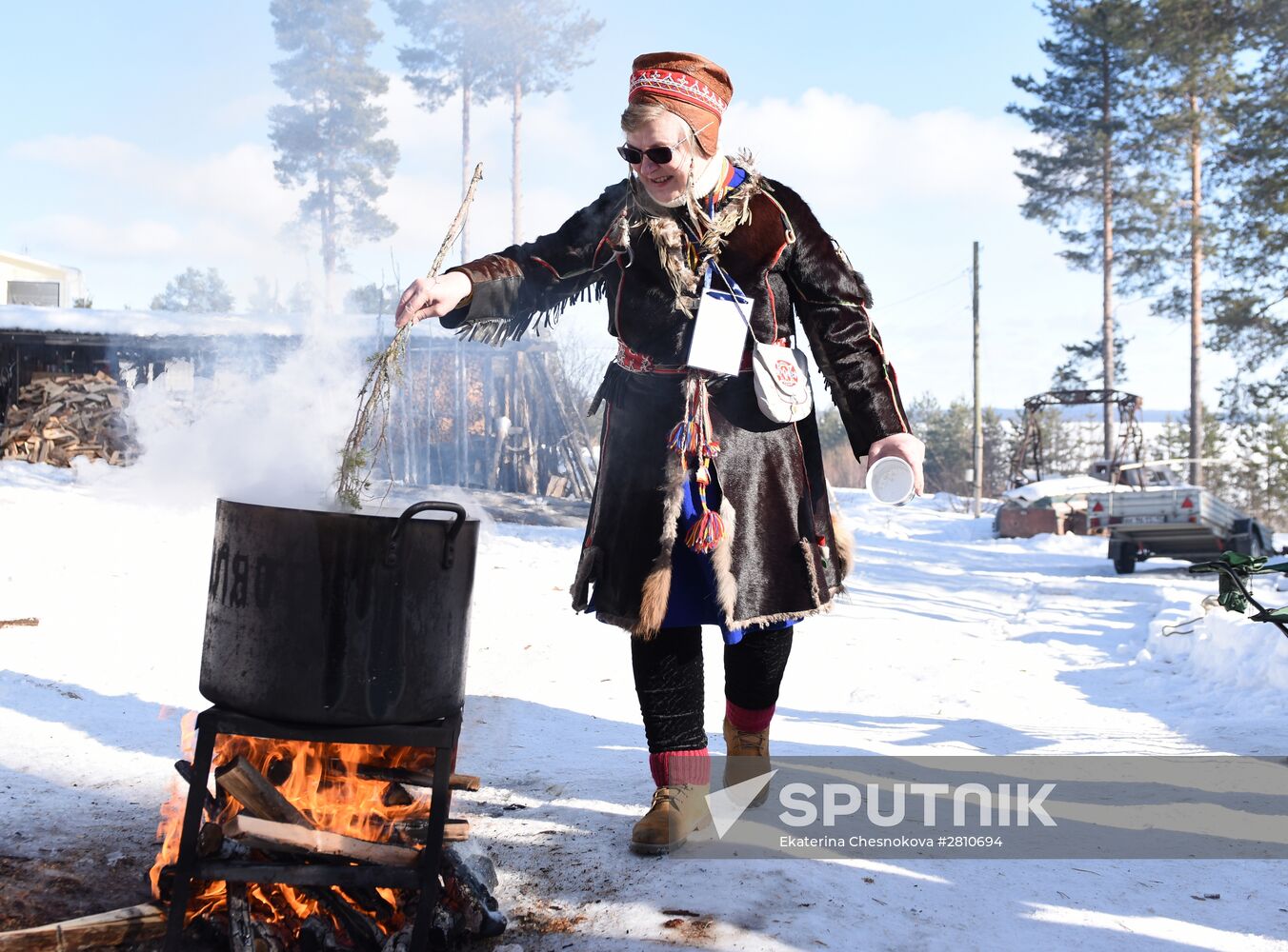 Spring equinox festival in Karelia
