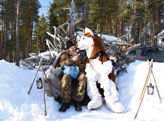 Spring equinox festival in Karelia
