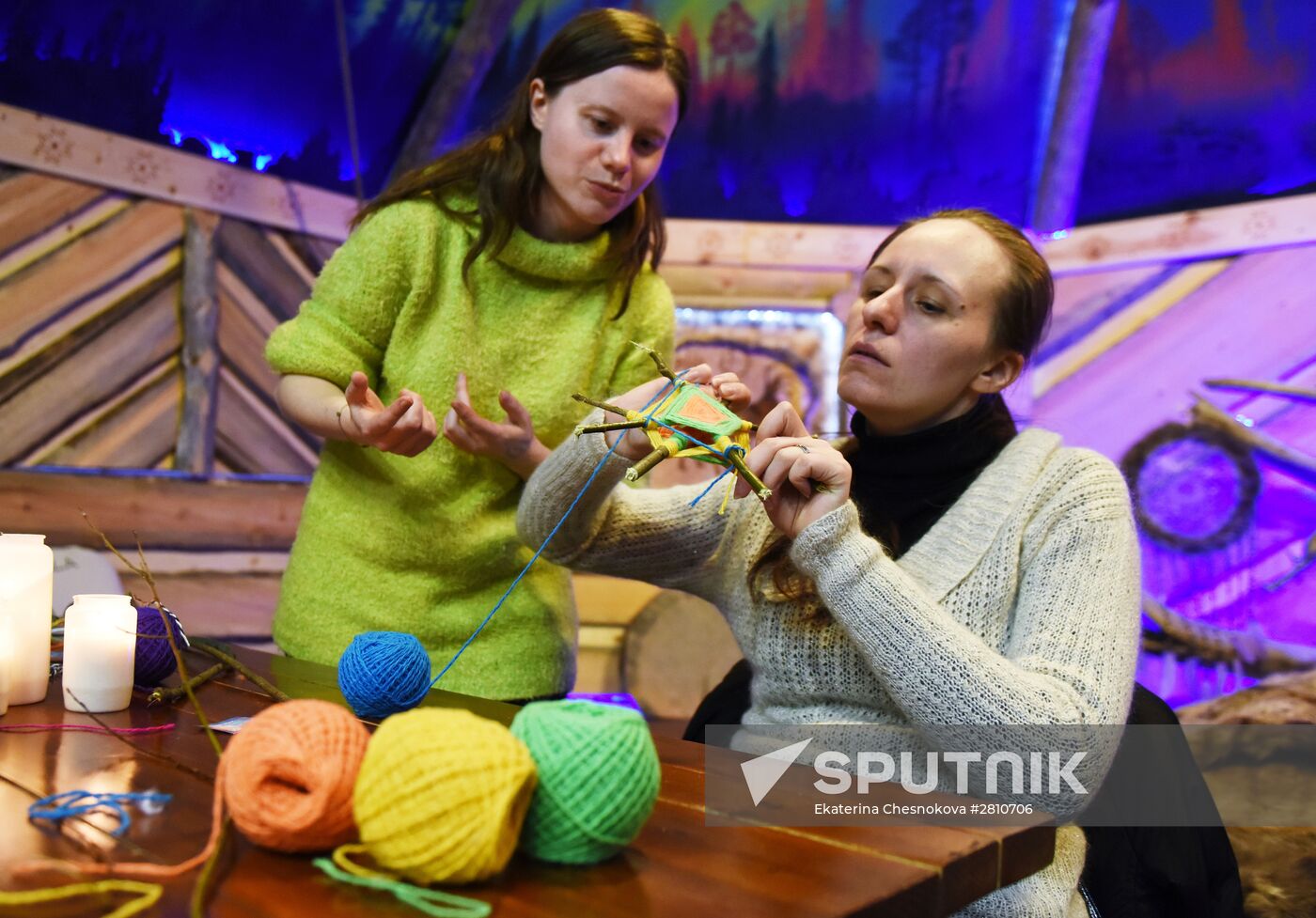 Spring equinox festival in Karelia