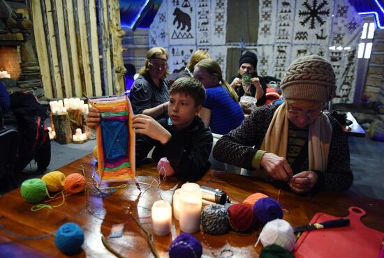 Spring equinox festival in Karelia