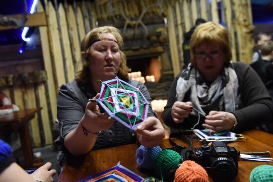 Spring equinox festival in Karelia