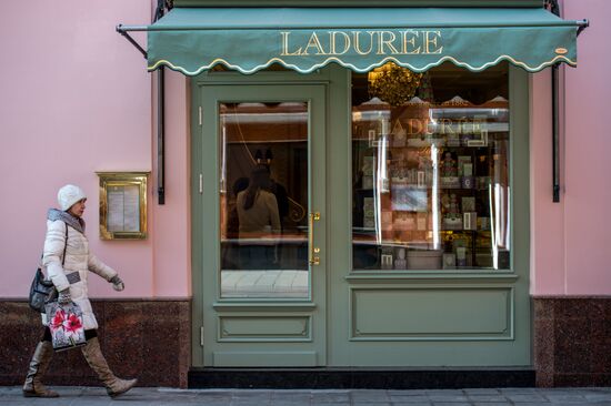 Ladurée bakery in Moscow