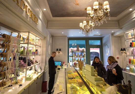 Ladurée bakery in Moscow