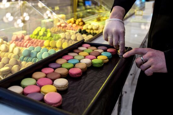 Ladurée bakery in Moscow