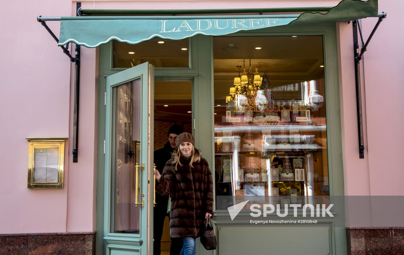 Ladurée bakery in Moscow