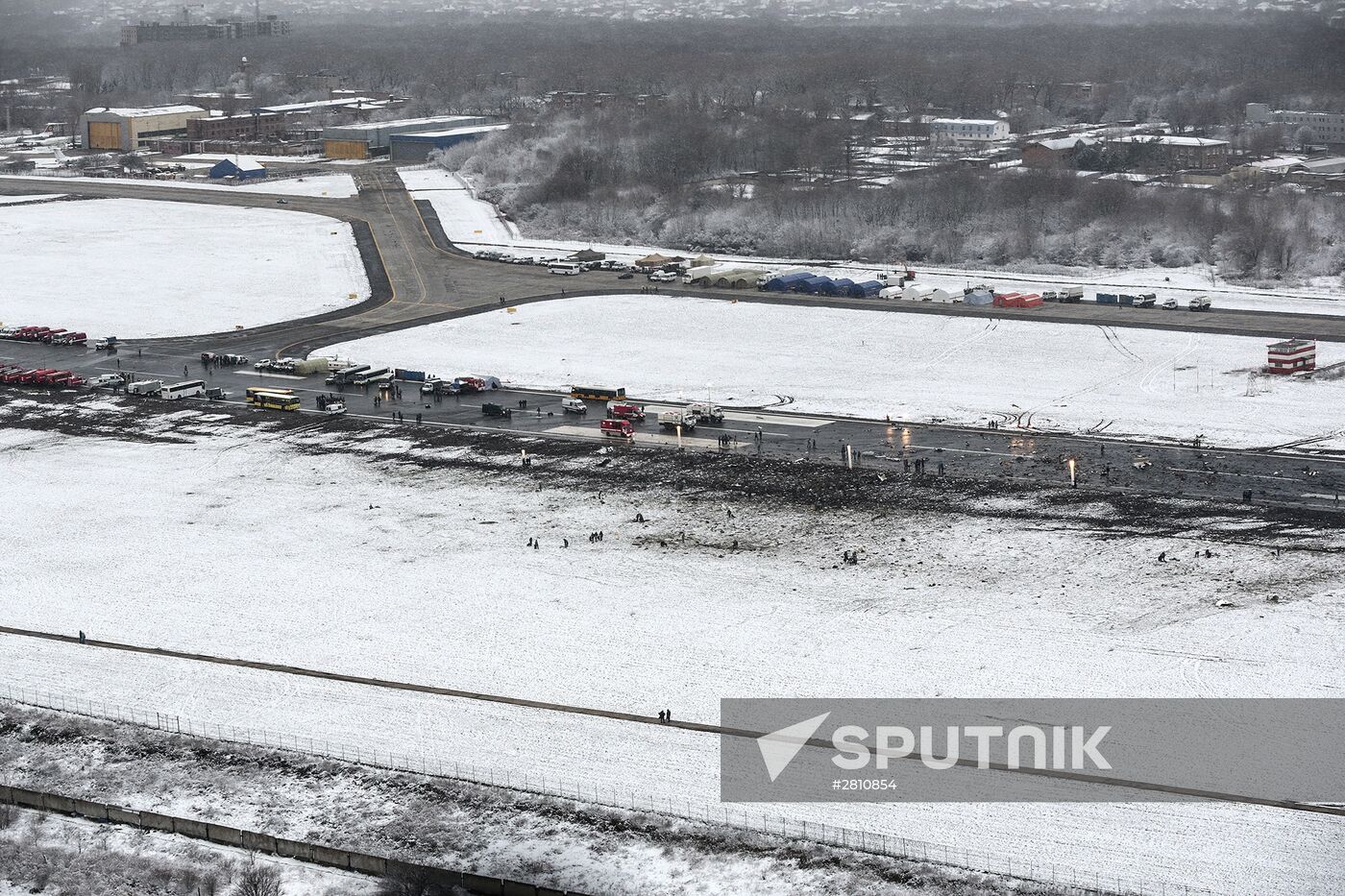 Boeing-737-800 passenger jet crashes in Rostov-on-Don airport