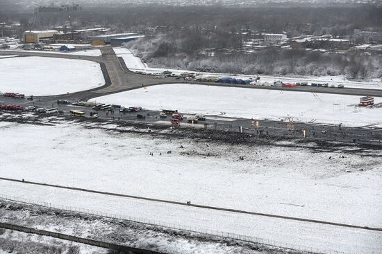 Boeing-737-800 passenger jet crashes in Rostov-on-Don airport