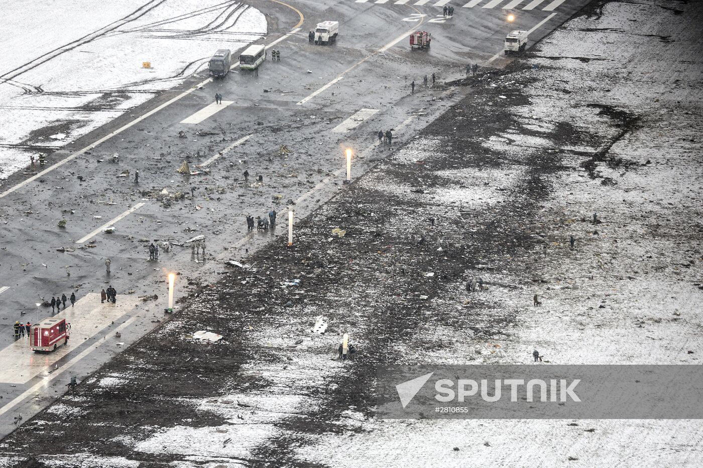 Boeing-737-800 passenger jet crashes in Rostov-on-Don airport