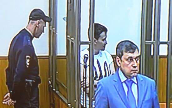 Announcement of verdict in Nadezhda Savchenko's case