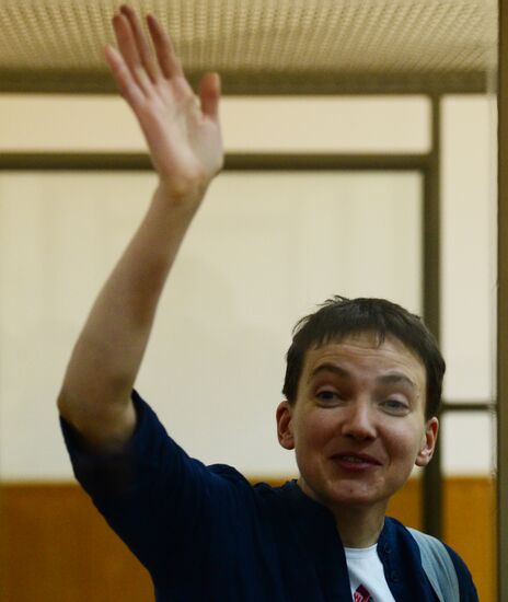 Announcement of verdict in Nadezhda Savchenko's case