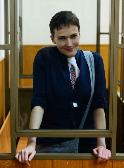 Announcement of verdict in Nadezhda Savchenko's case