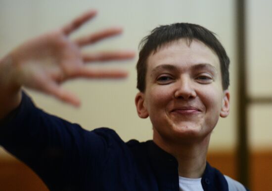 Announcement of verdict in Nadezhda Savchenko's case