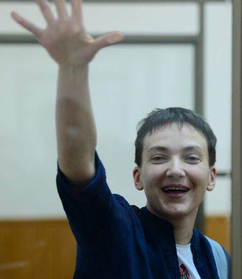 Announcement of verdict in Nadezhda Savchenko's case