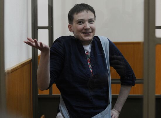 Announcement of verdict in Nadezhda Savchenko's case
