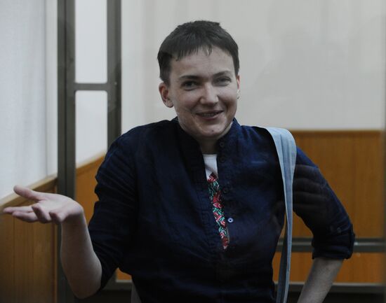 Announcement of verdict in Nadezhda Savchenko's case